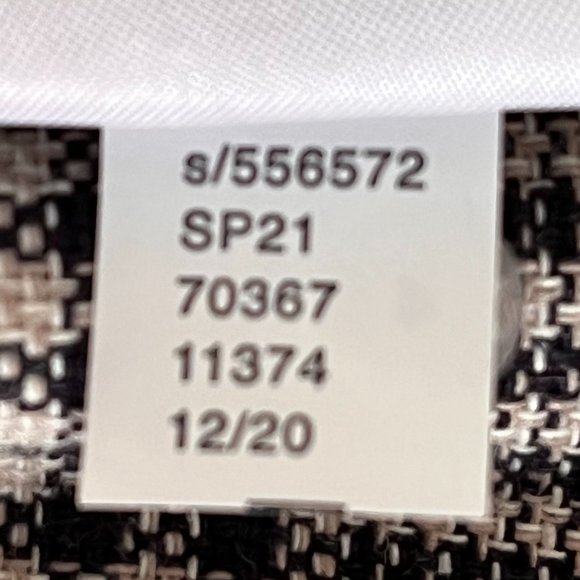 Loft Curvy Glen Plaid High Rise Wide Leg Crop Trouser Pants Size 8 - Picture 5 of 8